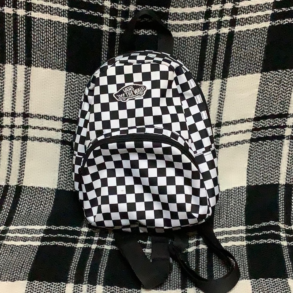 Vans checkered mini backpack